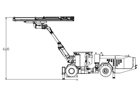 Foreuses hydrauliques jumbo, CYTJ45D