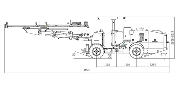 HT221 – Jumbo de Forage Hydraulique
