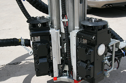 Jumbo de boulonnage hydraulique HT92-D (Hauteur minimale de section : 2,8 m)